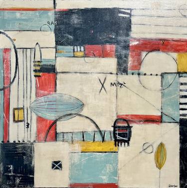 Original Contemporary Abstract Painting by Shellie Garber